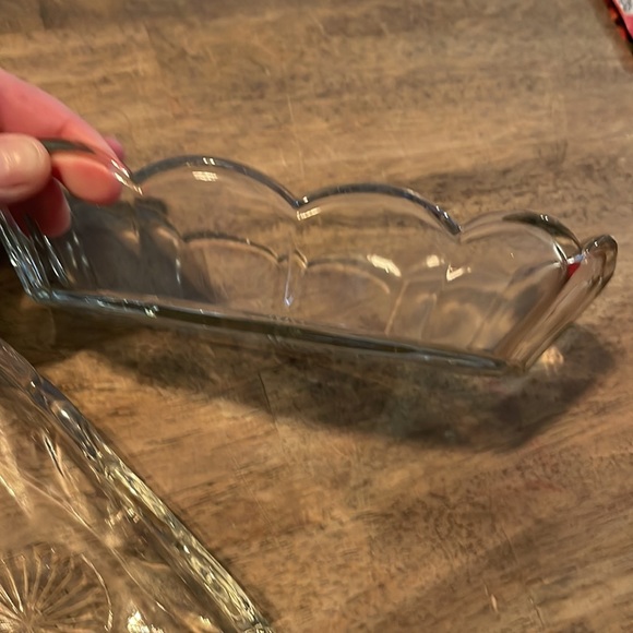 2 vintage glass condiment serving dishes or display 💎 - Picture 12 of 16